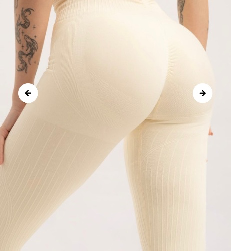 Beige leggins for the gym 