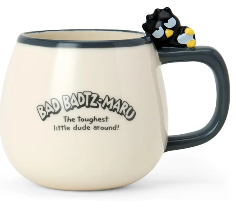 Sanrio 115151 Bad Batsuru Mug with Mascot : Amazon.com.au: Kitchen & Dining