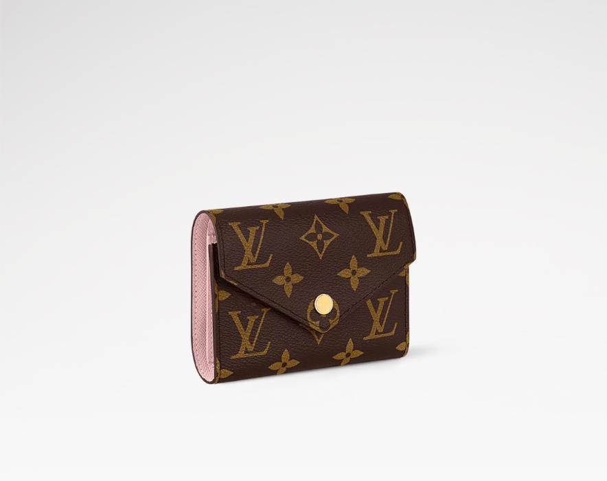 LOUIS VUITON - Victorine Wallet Rose Ballerine 