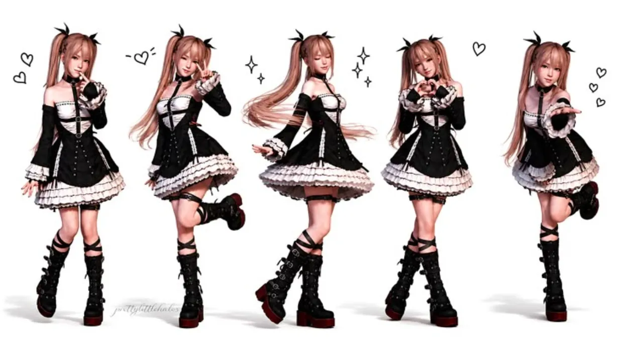 Marie Rose Costume WITH WIG