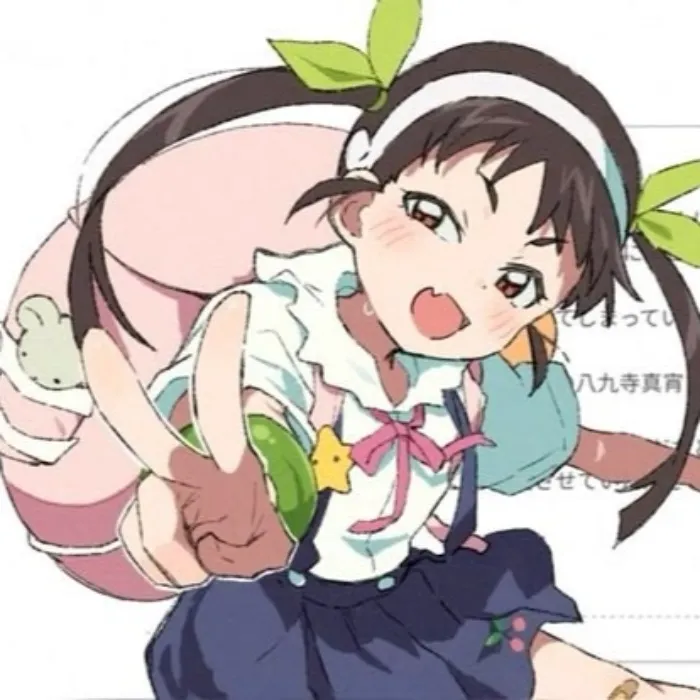 FULL Bakemonogatari Hachikuji Mayoi Cosplay Costume