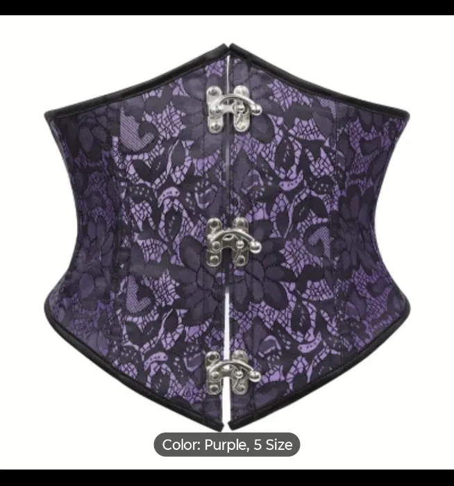 Purple lace corset