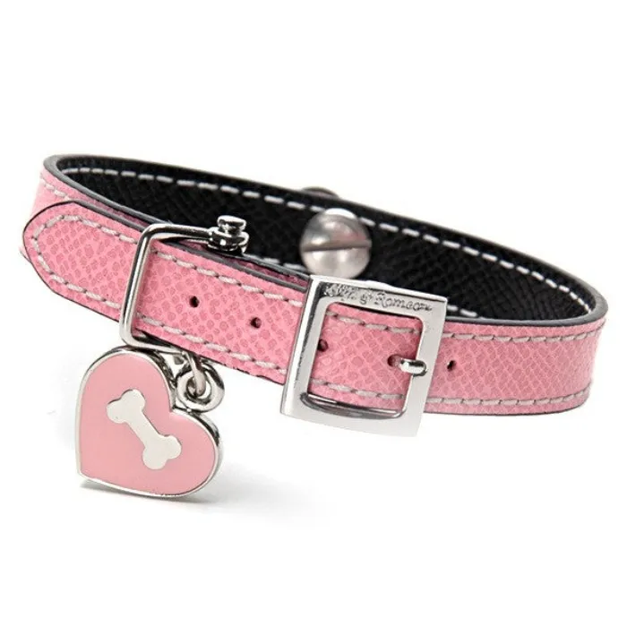 Pink dog collar
