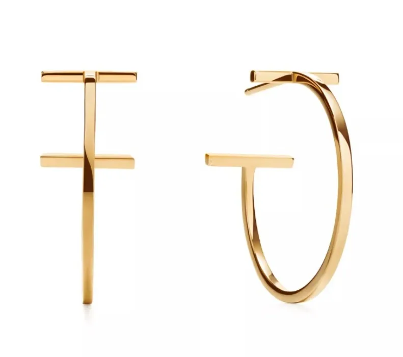 Tiffany T Hoop Earrings