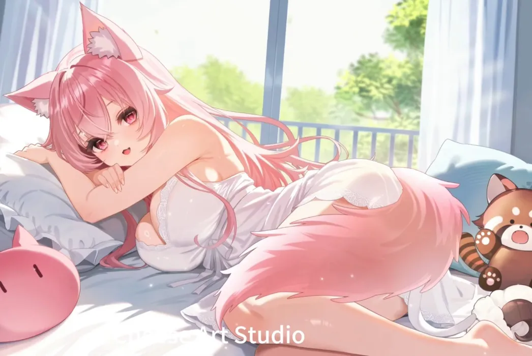 Comfy animated artwork (YCH)