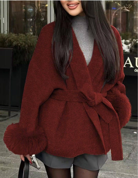 Burgundy Coat