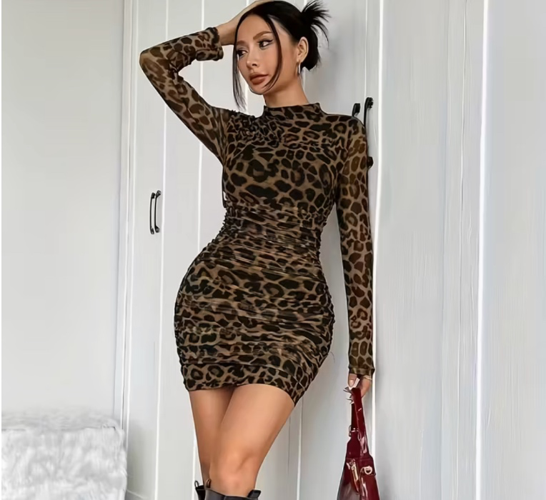 Leopard Mini Dress