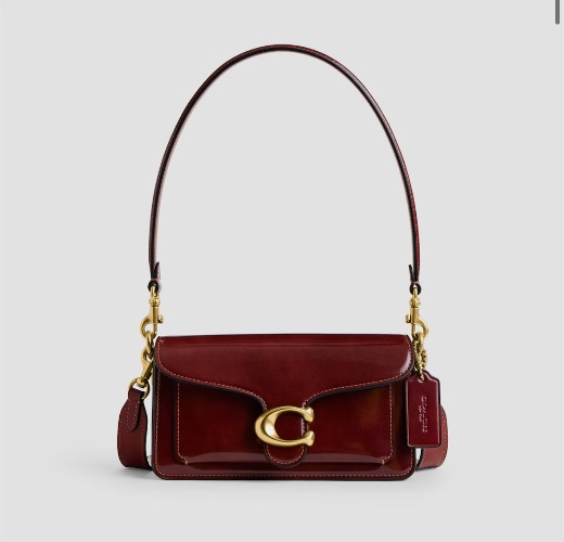 Coach tabby red handbag