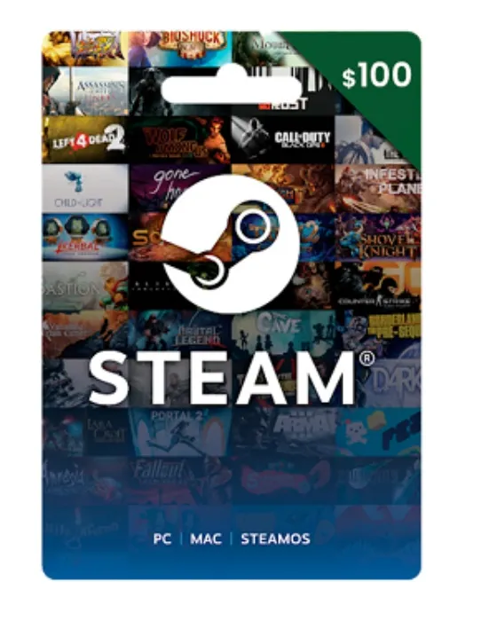 🎮Steam Card - $100🎮