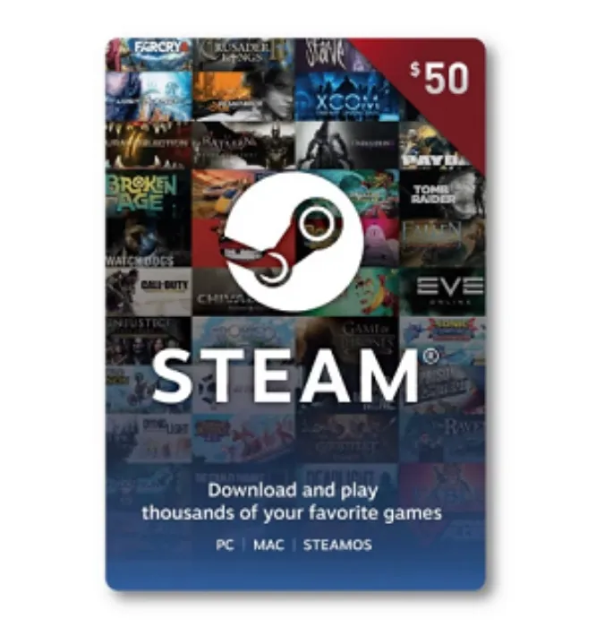 🎮Steam Card - $50🎮