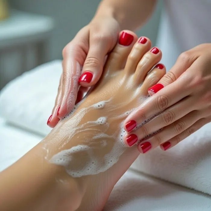Foot scrub spa 