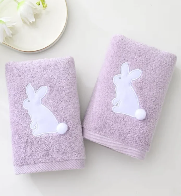 Cute Bunny Hand Towels