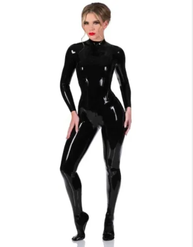 Latex catsuit