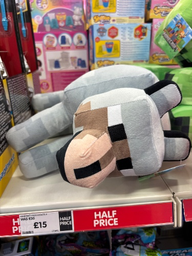 minecraft wolf teddy