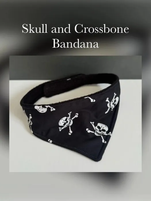 Bandana skull collar