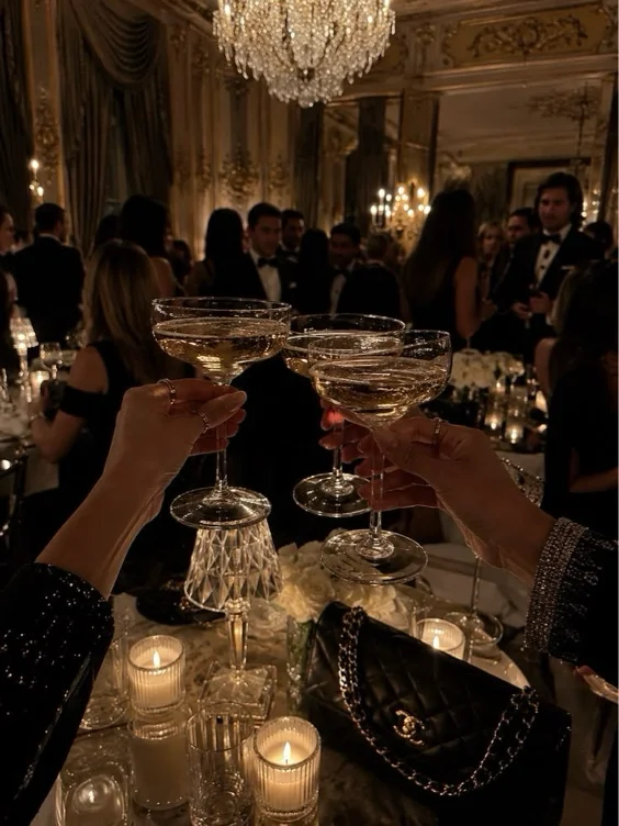 Champagne my friend and I 