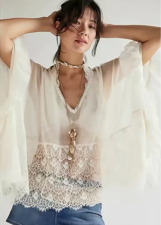 Funky White See-Thru