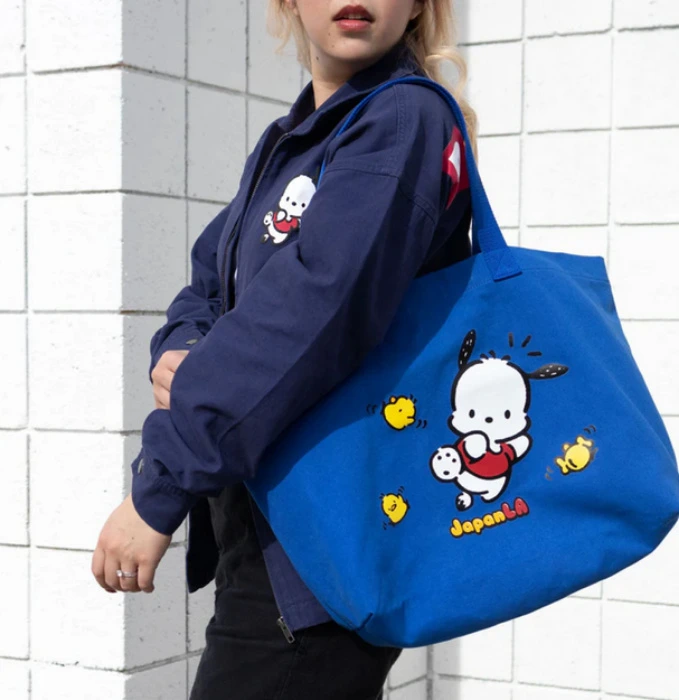 Pochacco x JapanLA Canvas Tote Bag