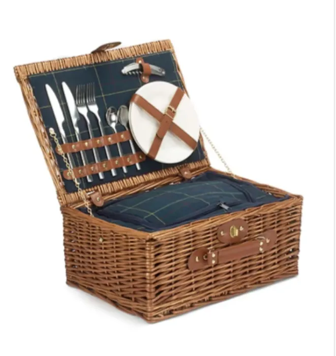 Bruar Tweed Picnic Hamper