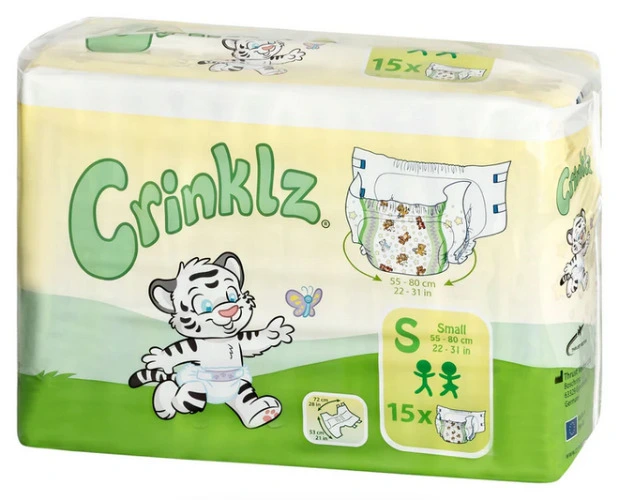 60 crinklz diapers!