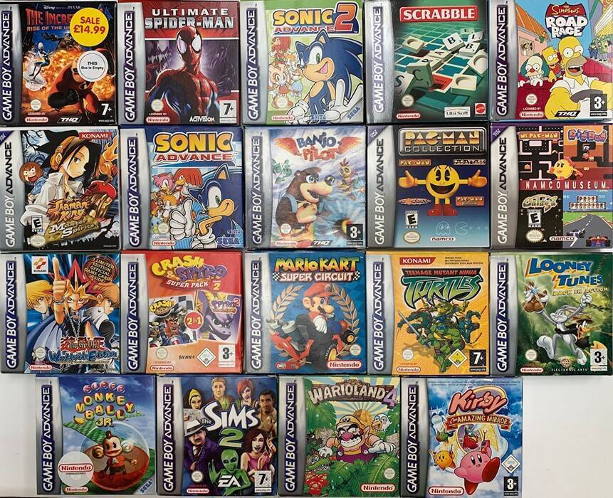 Gameboy Advance Games