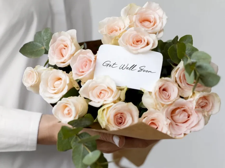 Flowers for your broken foot