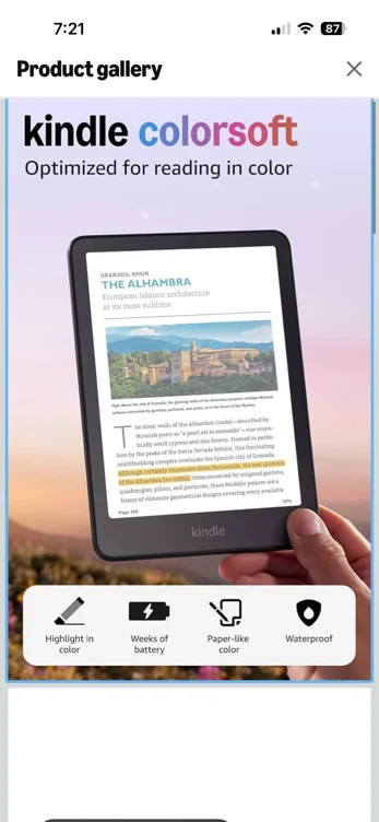 Kindle colorsoft