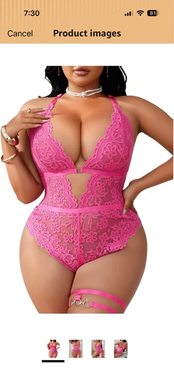 Pink lingerie 
