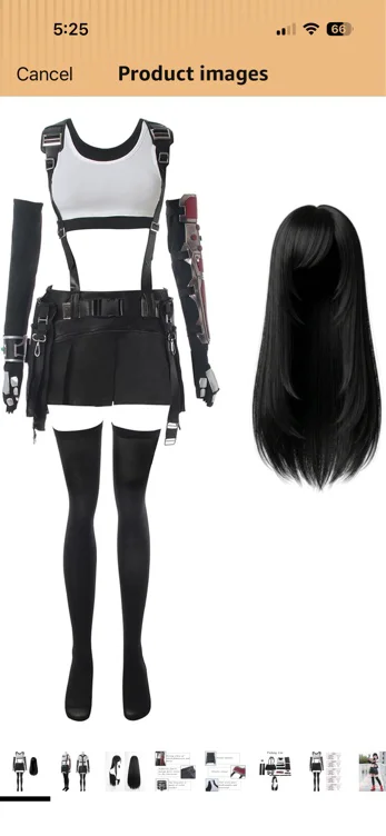 Tifa Lockhart Costume + Wig