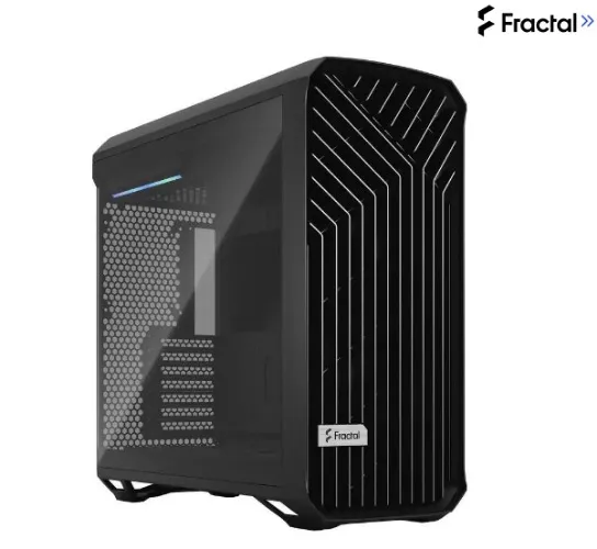 Fractal Design Torrent Black E-ATX Tempered Glass Window High-Airflow Mid Tower Computer Case