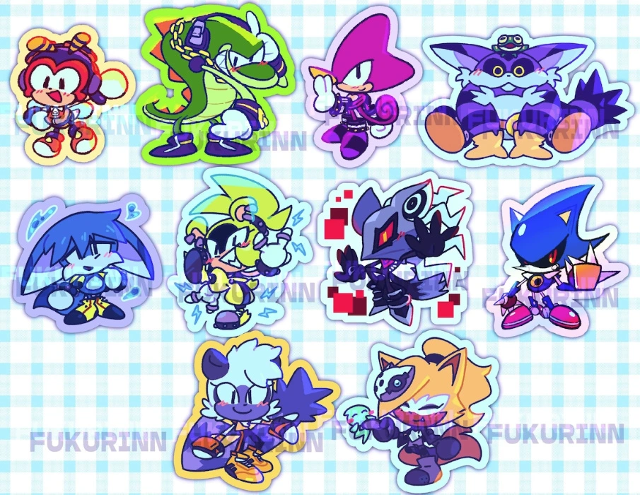 Sonic & Friends Second Batch Stickers