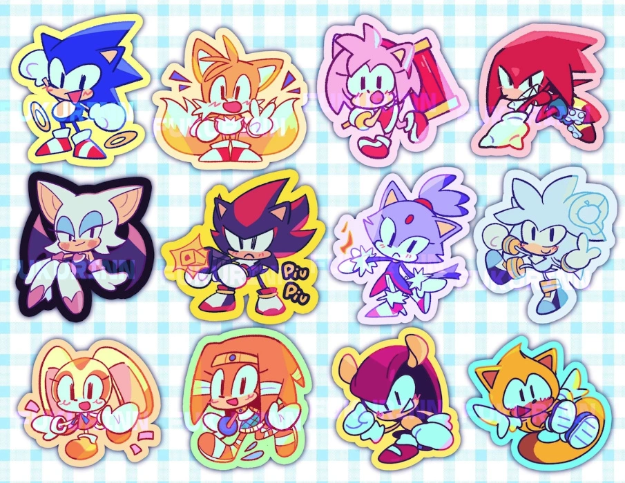 Sonic & Friends Stickers