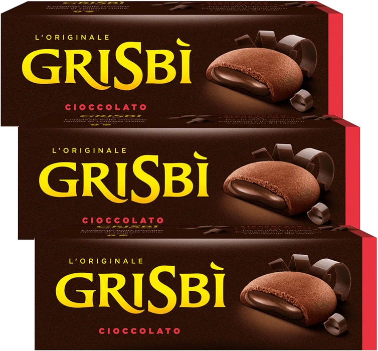 MATILDE VICENZI Grisbi Chocolate - Italian chocolate filled cookies