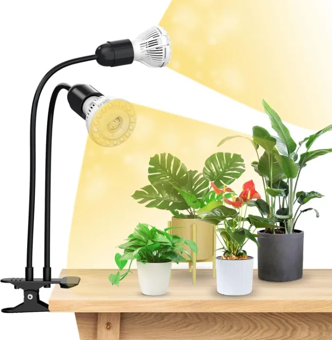 SANSI Full Spectrum Indoor Plant Lamp with 2 Replaceable Horticultural Bulbs, 20W