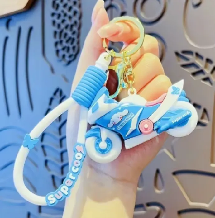 Cinnamoroll motocykl keychain