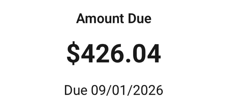 Electric bill