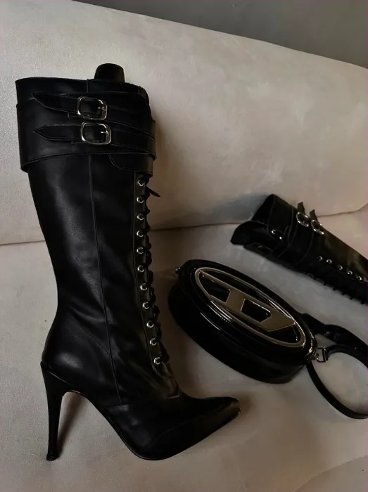 Black Boots Stiletto 🖤
