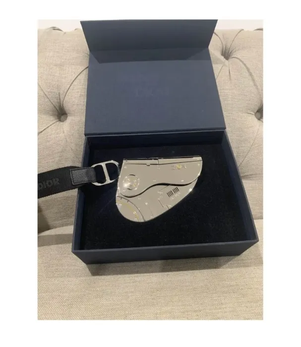 Dior metal clutch bag
