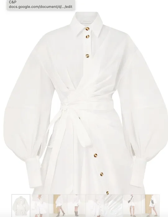 Rebellion Poplin Mini Dress