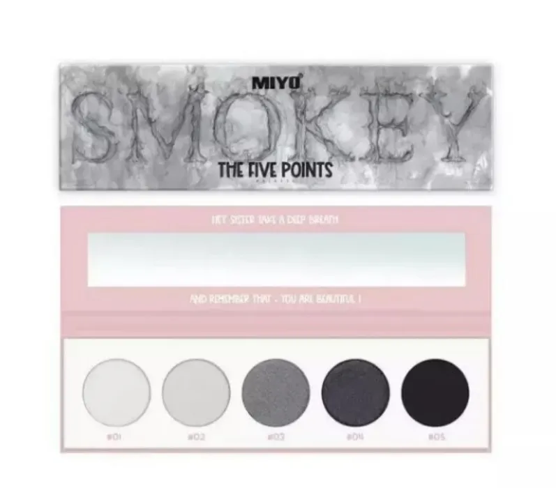 Miyo Five Points Paleta Cieni do Powiek 02 Smokey - sklep Cocolita