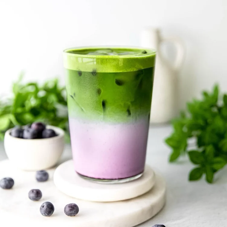 Iced Oat Blueberry Match
