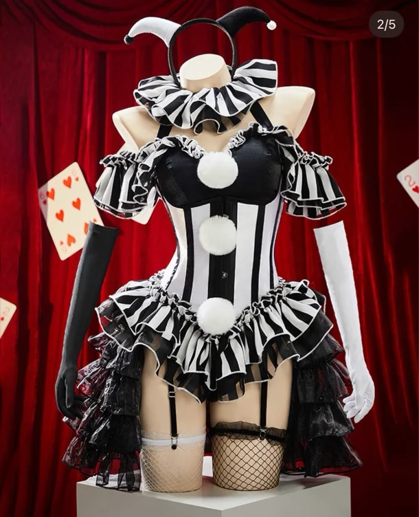 Dark clown halloween 