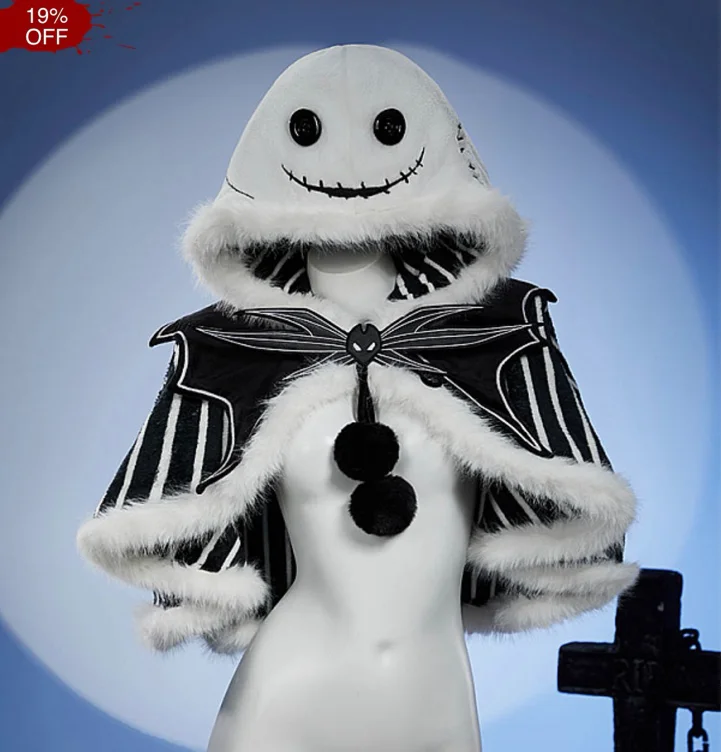 Jack plush cape reversible 
