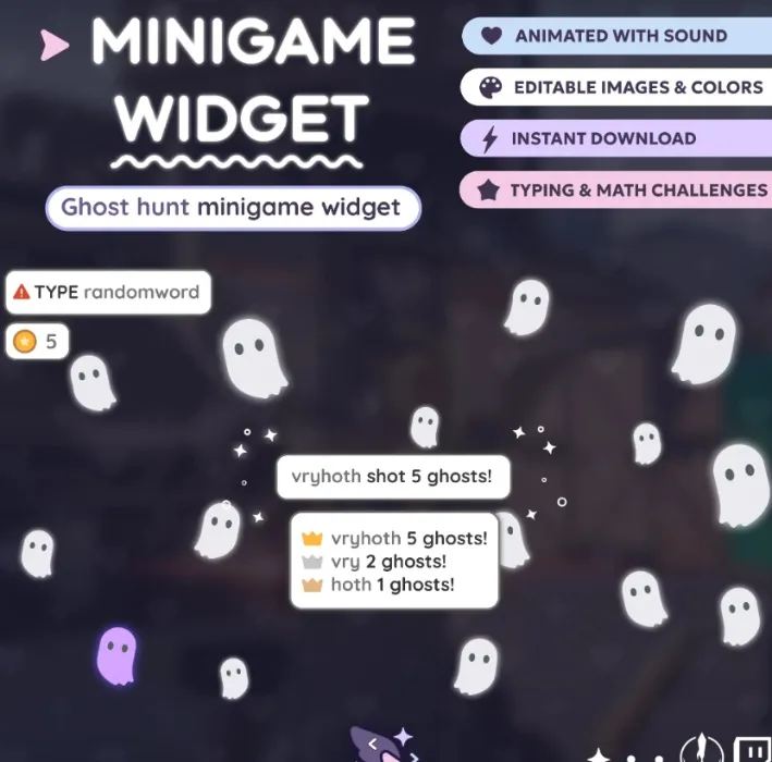 Ghost Hunt Minigame Widget