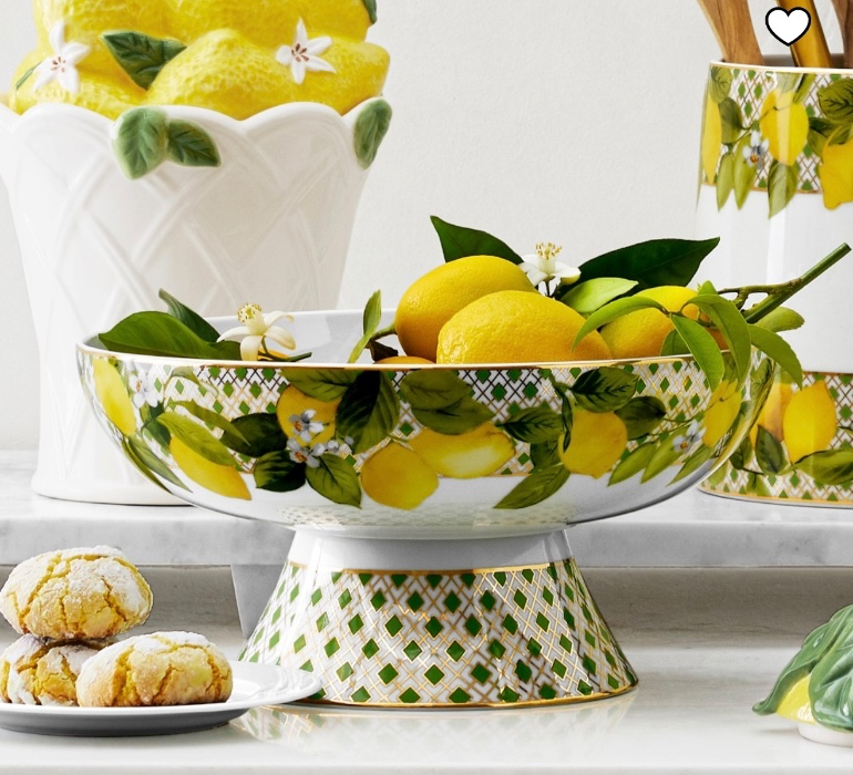 Williams Sonoma Limone Fruit Bowl