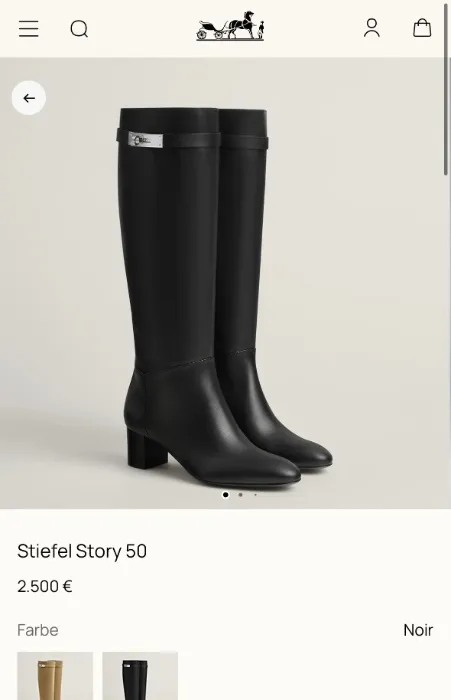 Hermes Stiefel Story 50