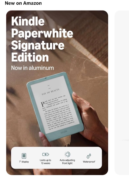 Kindle Paperwhite Signature Edition