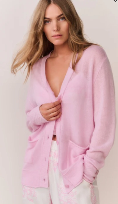 Love Shack Fancy - Applene Lightweight Cashmere Cardigan