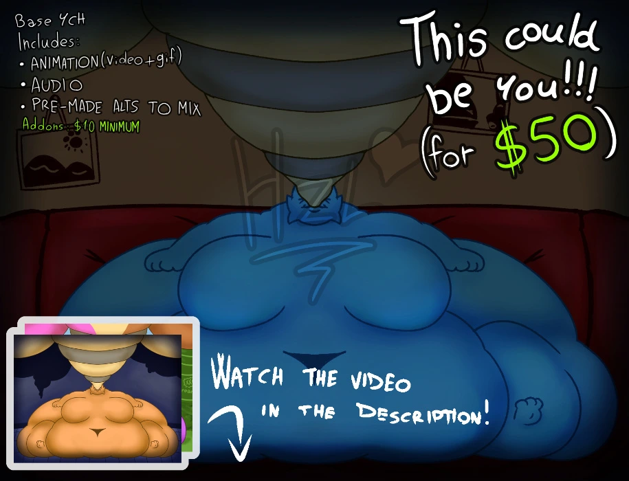 Blob Feeding (Animated) - Hazel