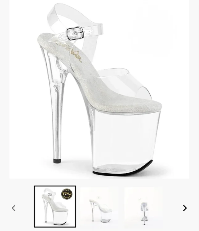 Heels for pole dance 🤍